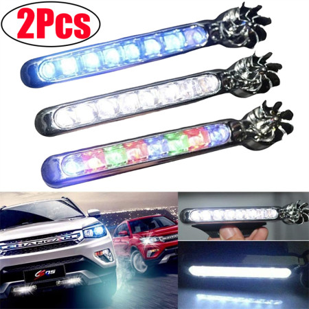 2 Pis  Multicolor Wind Energy Car Daytime Running Lights