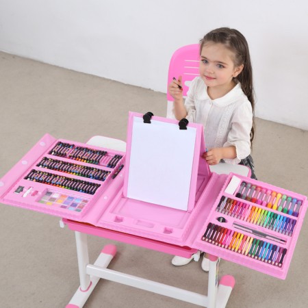 208 Pis Super Mega  Drawing Set For Kids With Carry Case