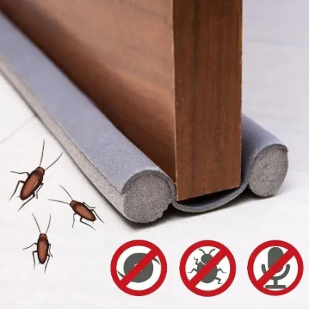 2 Pis Flexible Anti Dust Anti Insect  Door Foam