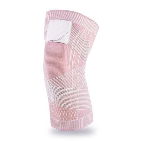 (Pink ১ পিস এক পায়ের) Knee Pain Reducer Brace For Walk Run Knee Compression
