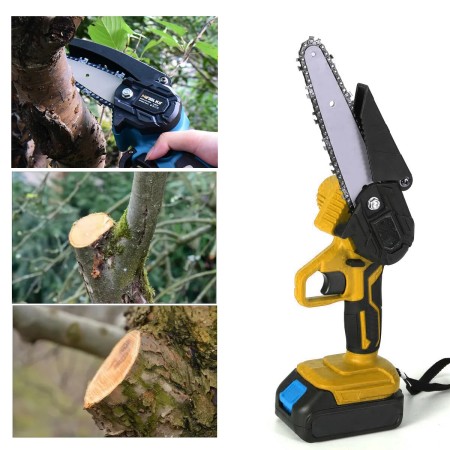 রিচার্জেবল চেইন করাত গাছ কাঠ বাঁশ কাটার Chainsaw