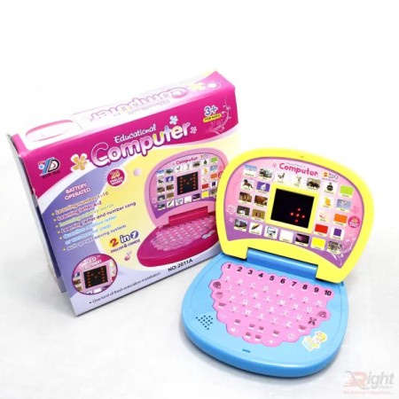 Educational Toys- Kids Learning Mini Laptop Toy with LED Display and Music