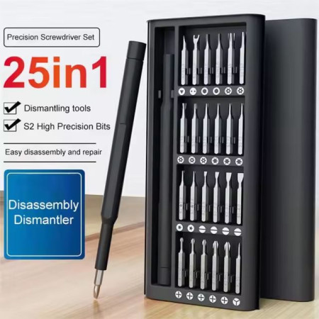 Magnetic 24-in-1 screwdriver set