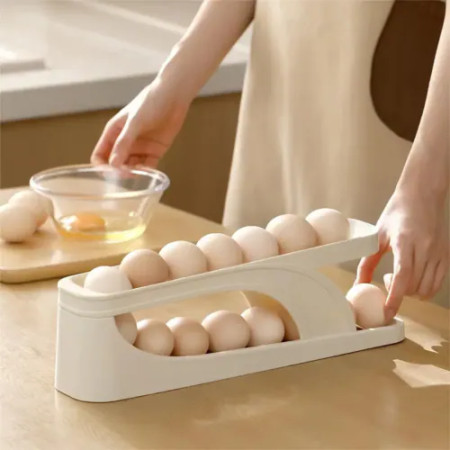 1 Pcs Double-Layer Egg Dispenser