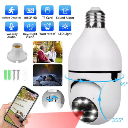 WIFI IP Camera 1080P Full Color Night Vision Auto-tracking Video Surveillance Security CCTV Camera