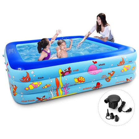 Baby Swimming Pool With Free Electric Pumper & 24 pcs ball