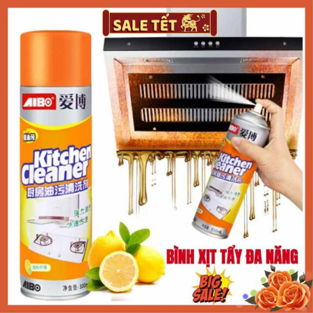Kitchen Foam Oil Cleaner Powerful Degreasing Range Hood Cleaning