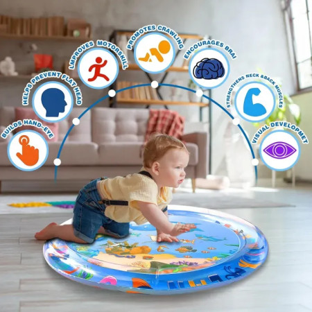 China 65cm Inflatable water Play Mat for baby
