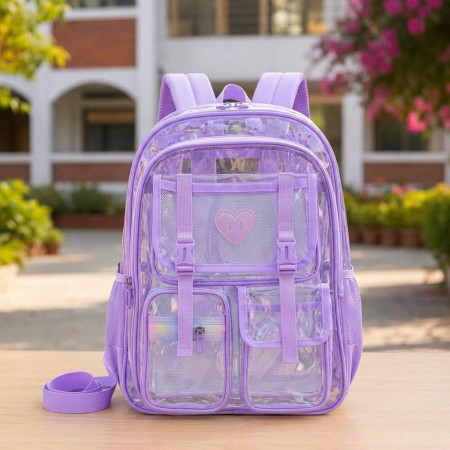 Transparent Bag (Purple)