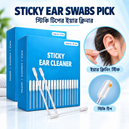 Sticky Ear Swabs Pick